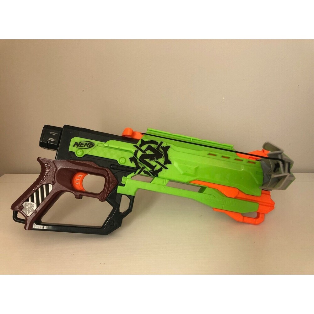 NERF Zombie N-Strike‎ Elite Crossfire Bow Dart Gun Blaster- Hasbro No Foam Darts